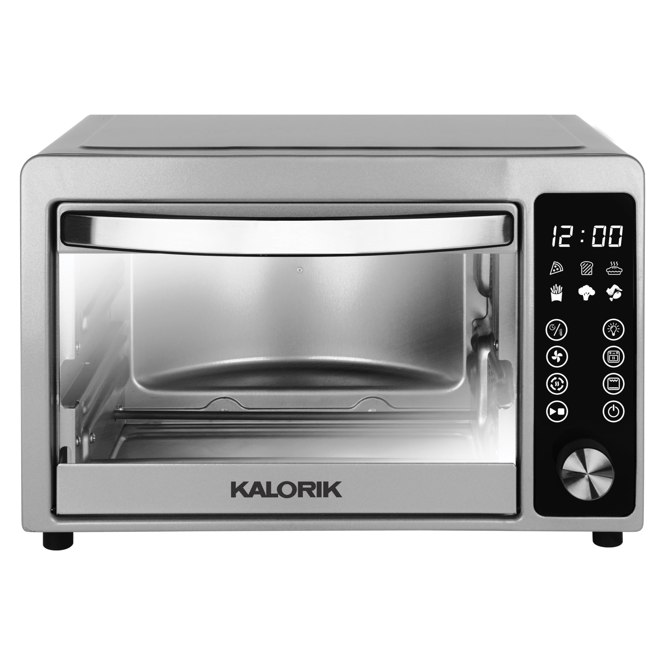 Kalorik 22 Quart Digital Air Fryer Toaster Oven for Home Cooking, Stainless Steel, Easy Cooking & Healthy Meals, Air Fry